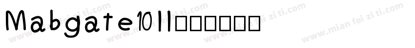 Mabgate II字体转换